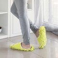Papuci de casa mop InnovaGoods, Mop & Go, 27 x 11, fire chenille/cauciuc