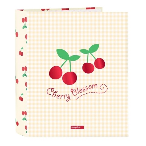Biblioraft, Safta, Cherry, 27 x 33 x 6 cm, poliester, multicolor