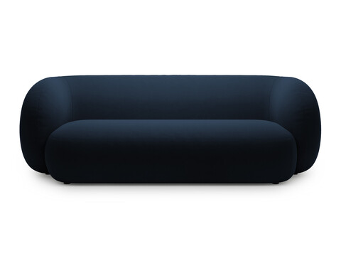 Canapea modulara 3 locuri, Kate, Micadoni, 213x99x76 cm, catifea, albastru regal