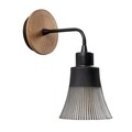 Aplica de perete Foca N-129, Noor, 24 x 28 cm, 1 x E27, 100W, negru