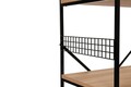 Dulap de bucatarie Anemon, Kalune Design, 60x45x124 cm, natural/negru