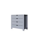 Dulap, Miwood, Duru 1600-31, 90x85x42 cm, PAL, Alb