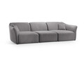 Canapea 5 locuri, Hailey, Micadoni Home, 292x102x79 cm, tesatura boucle, caramiziu