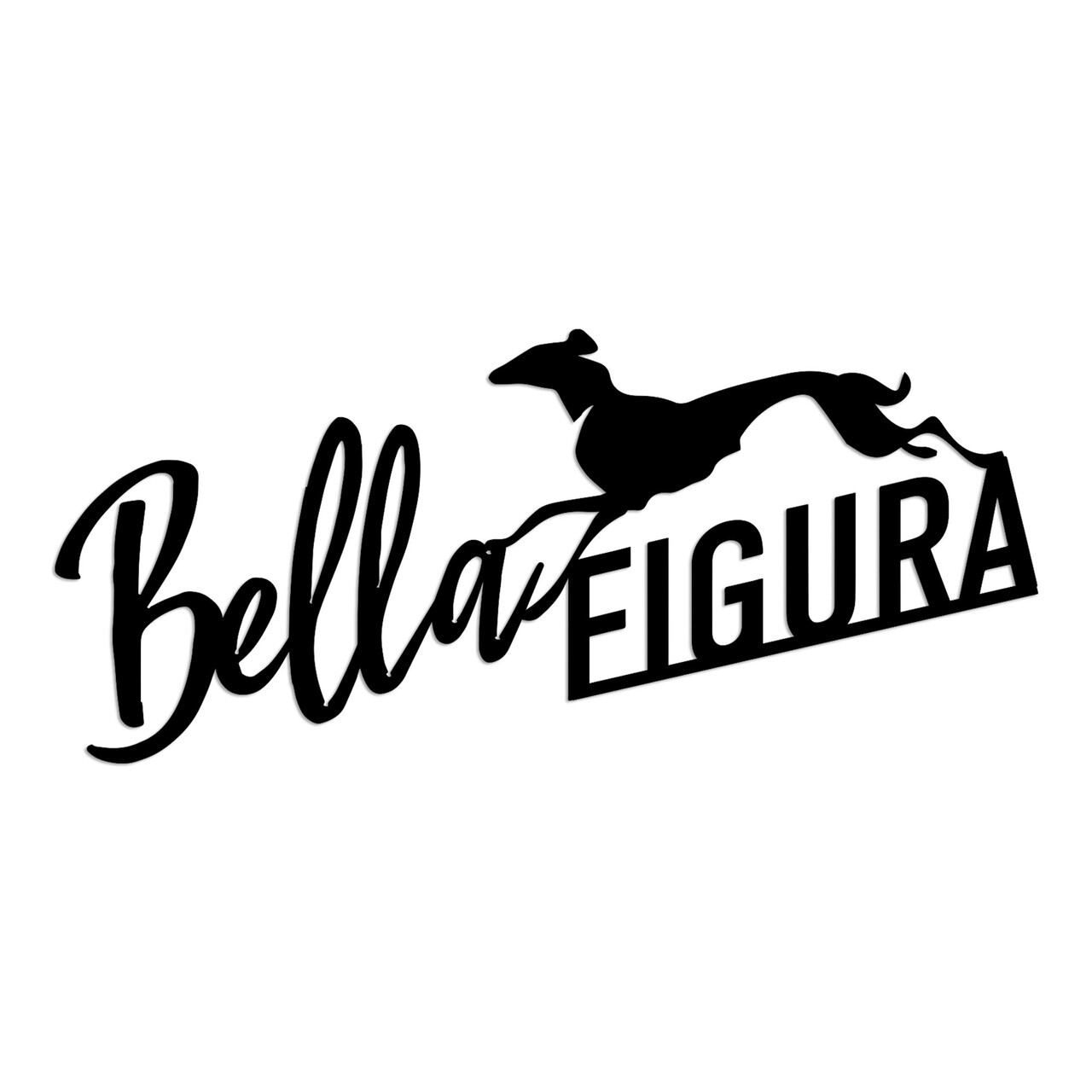 Decoratiune de perete, Bella Figura 3, Dimensiune: 60 x 27 cm, Negru — imaginea 4