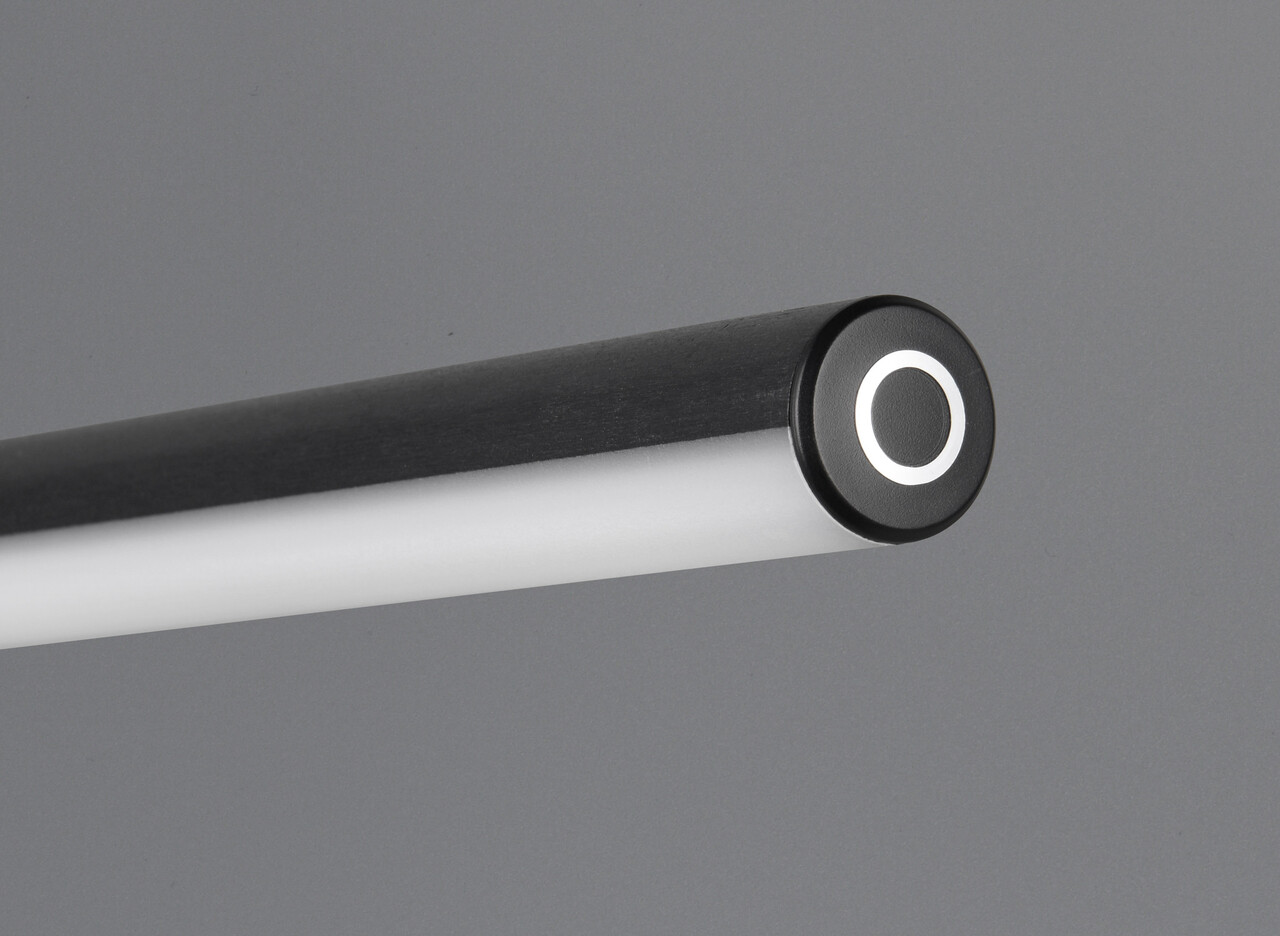 Lampa de masa Nevada, RL, 35x0.8x38 cm, 5W, 1x SMD, plastic, negru mat