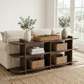 Consola, Hanah Home, Flusso, 170x65x30 cm, PAL, Maro