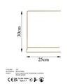 Suport pentru bijuterii, TK-005, 25x30x12 cm, Metal, Auriu