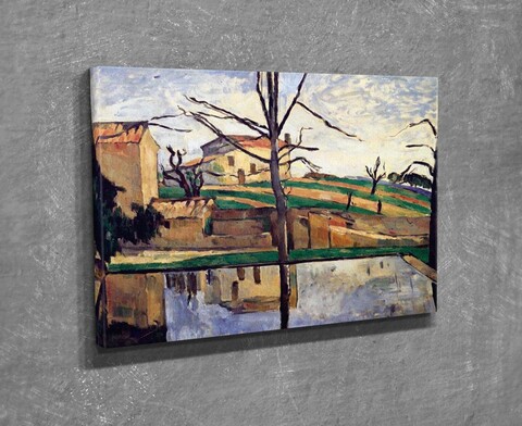 Tablou decorativ, dc301, canvas, lemn, multicolor