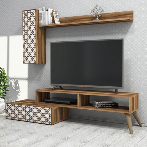 Comoda tv, hommy craft, planet, nuc / alb
