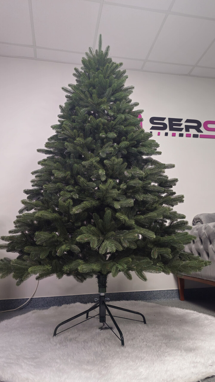 Brad artificial Christmas Deluxe by Sersimo, Laponia Select, integral 3D, 210cm — imaginea 12