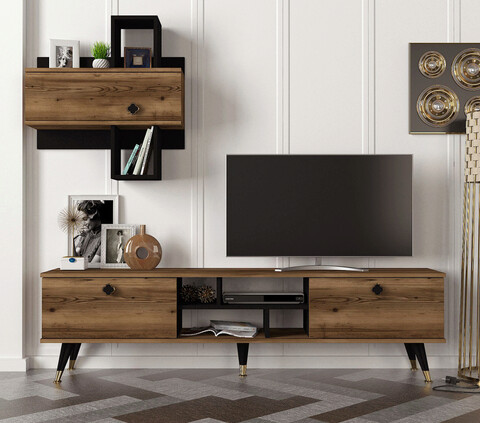 Comoda tv, tera home, serenze, pal, lydia / negru