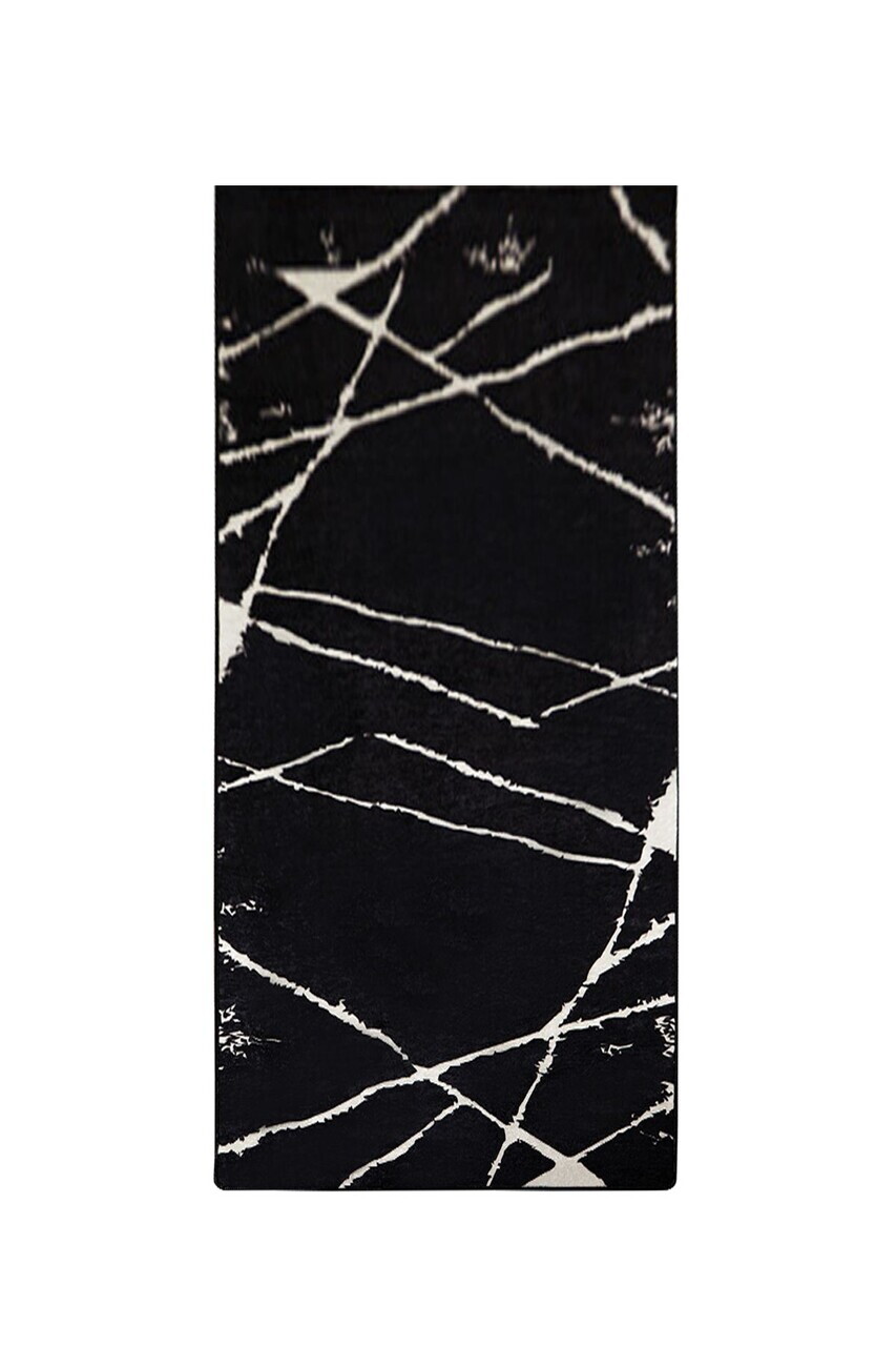 Covor, Broken, 80x140 cm, Alb/Negru — imaginea 2
