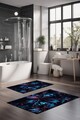 Set covorase de baie, Cartwright, CT-5333, Poliester, Multicolor