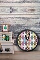 Ceas de perete, Artavessa3Dclock14, Dimensiuni: 36 x 36 x 1 cm, Multicolor