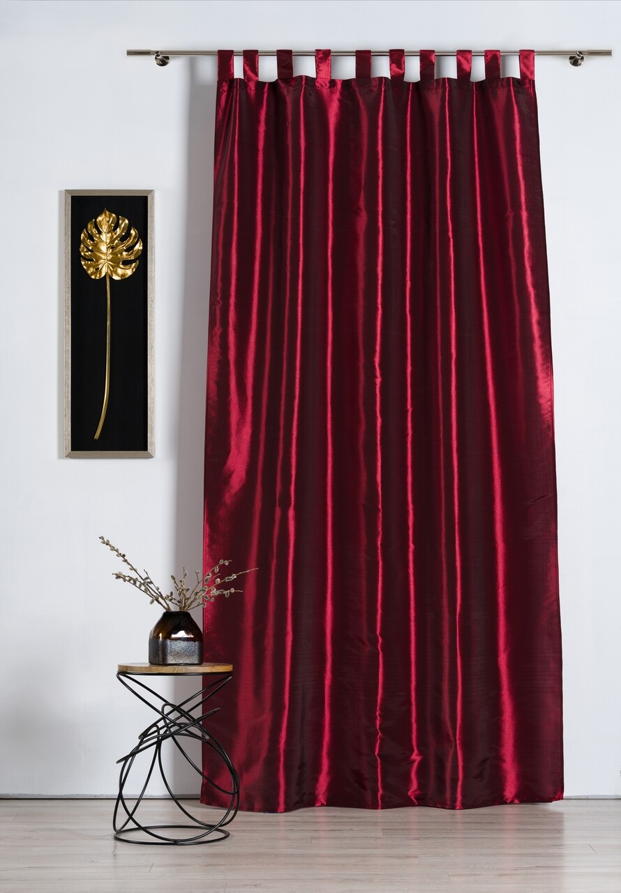 Draperie Imagine, Tafta Regal, 140x245 Cm, Poliester/nailon, Bordo