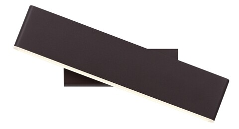 Aplica de perete nicoletta, candellux, 21 x 6 cm, 1 x led, 4w, maro