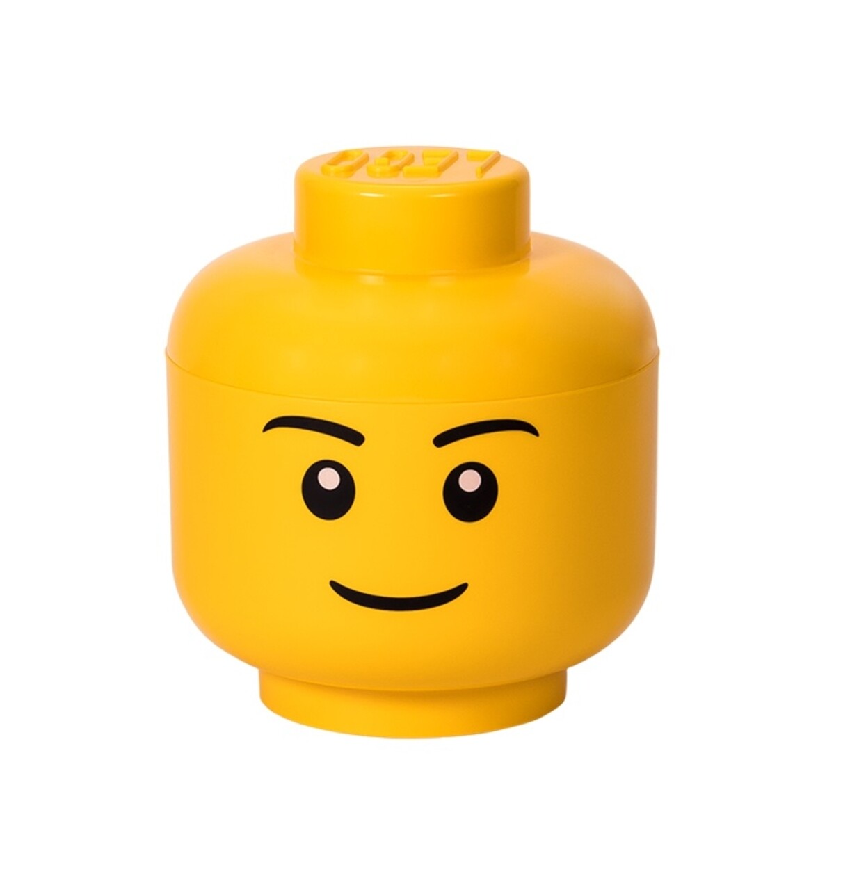 Cutie De Depozitare Boy L, LEGO, 850 Ml, Polipropilena, Galben