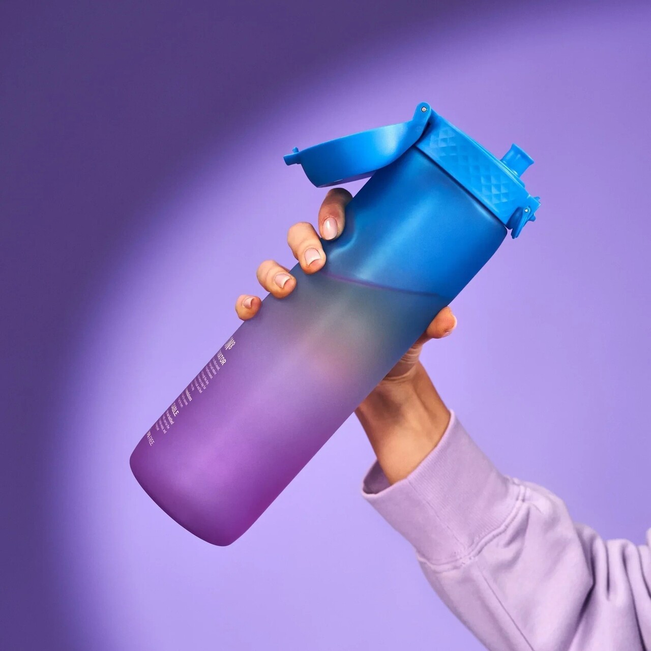 Sticla apa Times To Drink, recyclon, 1L, Blue&amp;Pink - Ion8 - view 5