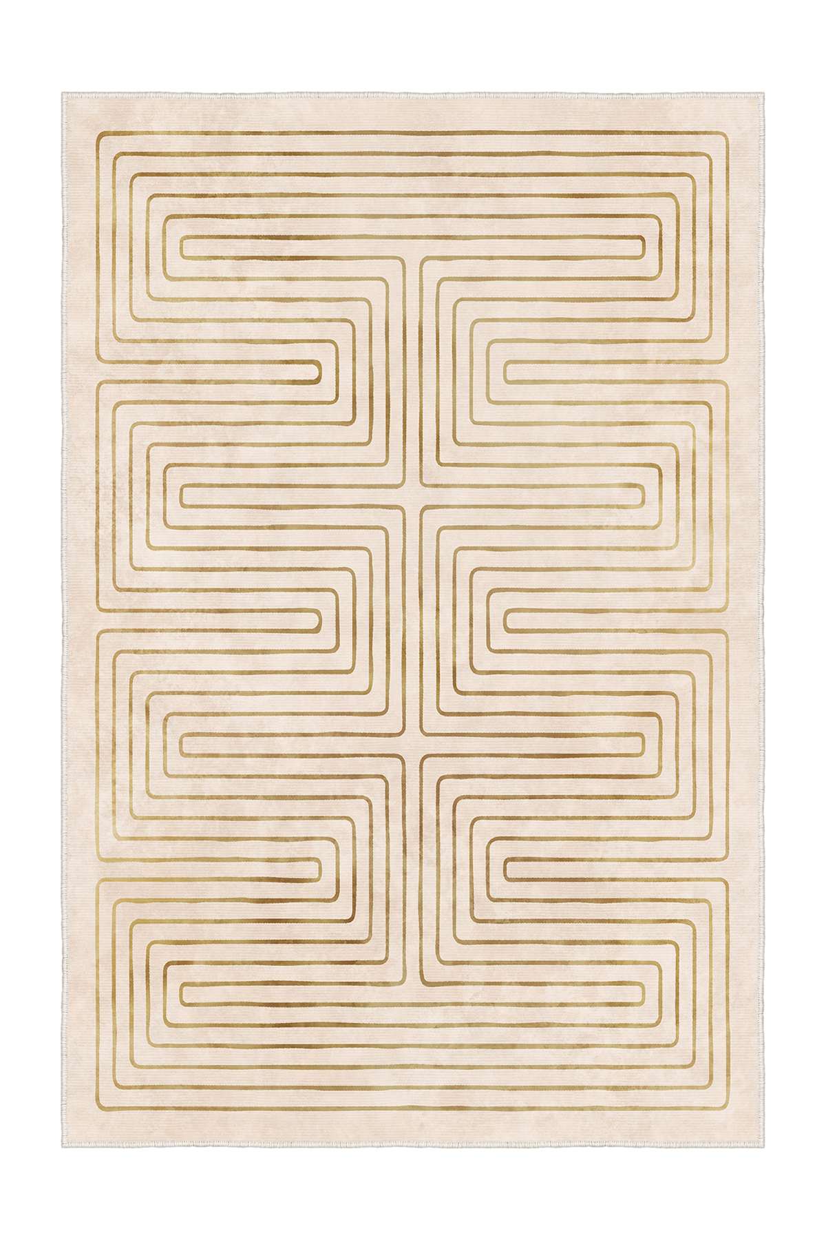 Covor, Sftkece044, 100x150 cm, Auriu