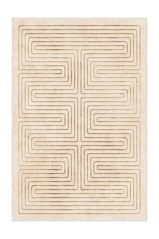 Covor, Sftkece044, 100x150 cm, Auriu