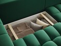 Coltar extensibil dreapta 4 locuri ELTAP, Bon-30, Bonett, 250x175x92 cm, lemn/poliester, verde inchis