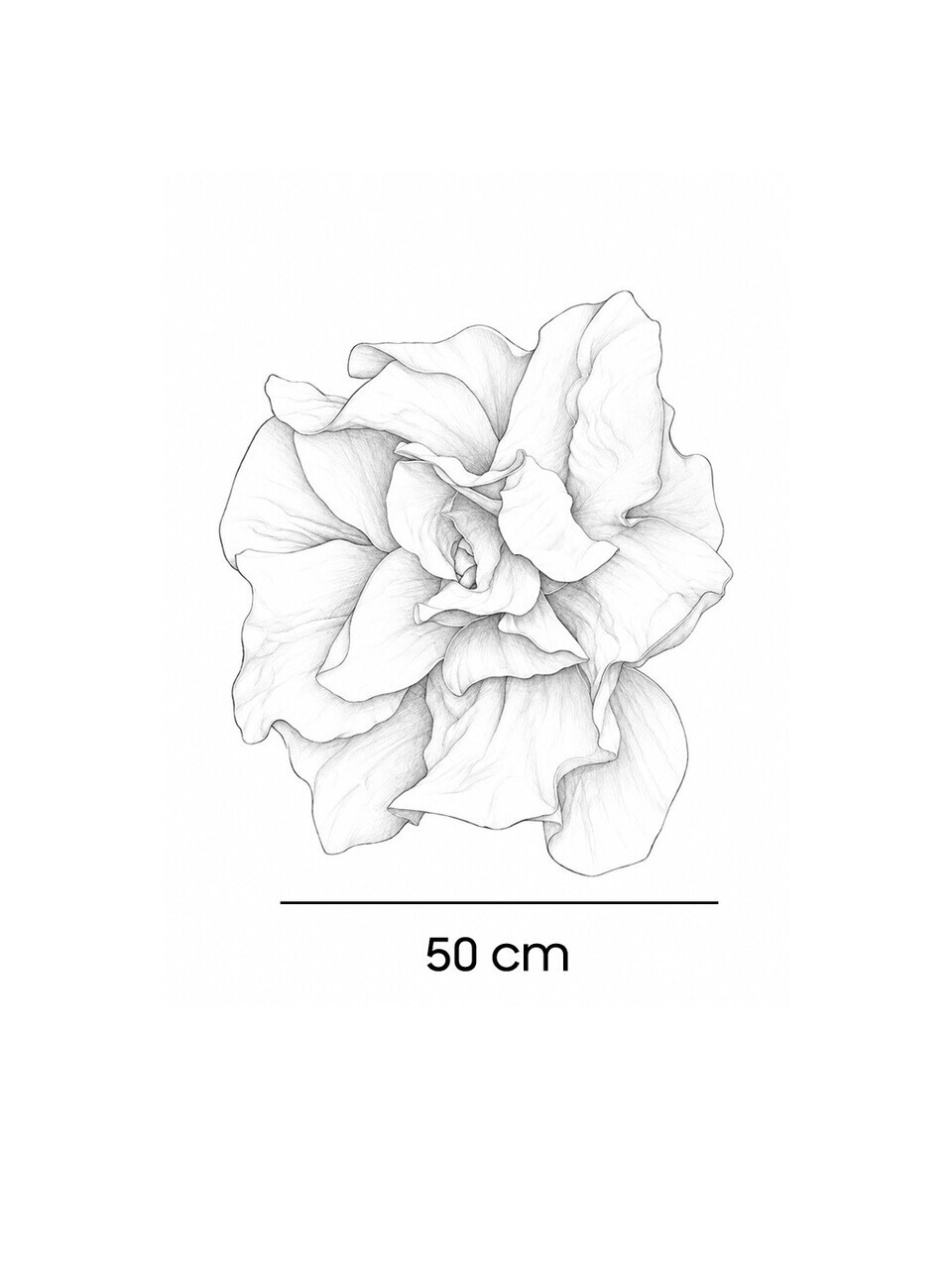 Decoratiune de perete, DM0010, Dimensiune: 50 x 50 cm, Alb — imaginea 5