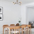Lustra, Fleur - 1504, Tatum, 66 x 66 x 27 cm, 6 x E27, 40W, aramiu antic