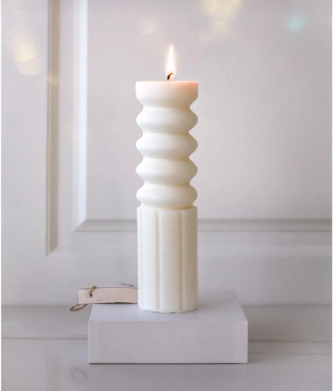 Lumanare, Ers1255, Alb - imagine 2