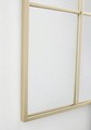 Oglinda decorativa Nucleos, Bizzotto, 80 x 170 cm, otel/MDF/sticla, auriu