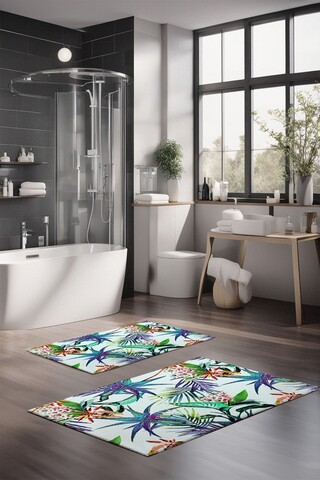 Set covorase de baie, Cartwright, CT-5313, Poliester, Multicolor