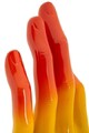 Figurina /sculptura decorativa Rainbow Hand Ok, Mauro Ferretti, 16x10.5x36 cm, polirasina, multicolor
