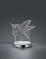 Lampa de masa Karo, RL, 17x12x17.5 cm, 7W, 1x SMD, metal, argintiu
