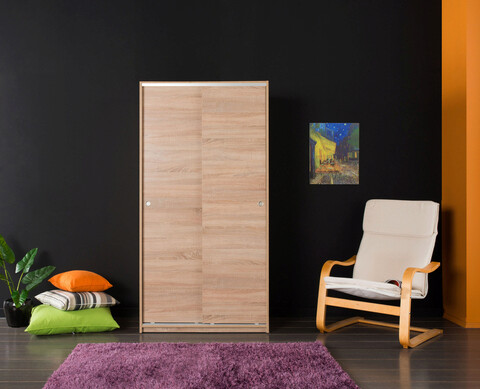 Dulap pentru haine, Adore, SWD-402-SS-2, 94x182x52 cm, PAL, Sonomo 94x182x52 imagine 2022