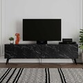 Comoda TV, Decortie, Dune, Negru