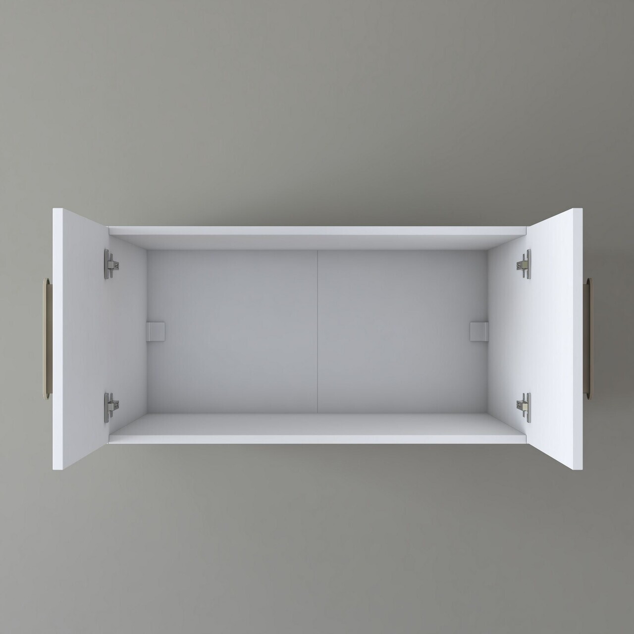 Dulap de perete, Hanah Home, BA166, 90x45x57.5 cm, PAL melaminat, Alb - view 5
