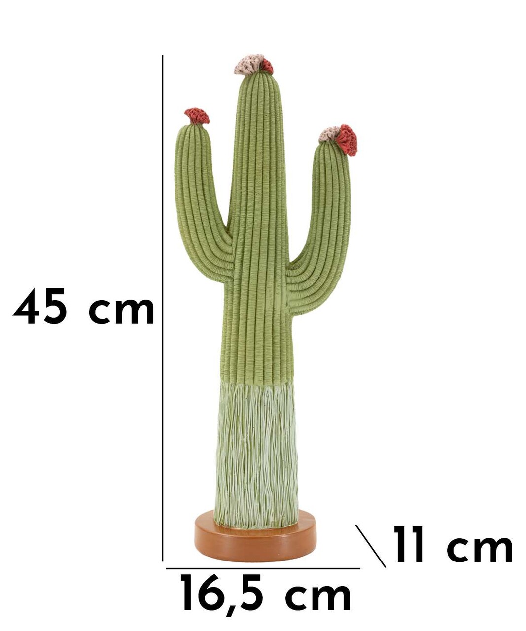 Figurina /sculptura decorativa Cactus, Mauro Ferretti, 16.5x11x45 cm, polirasina, multicolor - 1 | YEO