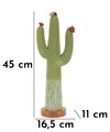 Figurina /sculptura decorativa Cactus, Mauro Ferretti, 16.5x11x45 cm, polirasina, multicolor