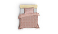 Lenjerie de pat pentru o persoana, Pure - Powder, EnLora Home, 65% bumbac/35% poliester