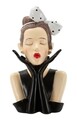 Figurina /sculptura decorativa Woman Hollywood -A, Mauro Ferretti, 17x14x30.5 cm, polirasina, multicolor