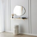 Oglinda decorativa, Neostill, Gusto, 75x55 cm, PAL, Auriu