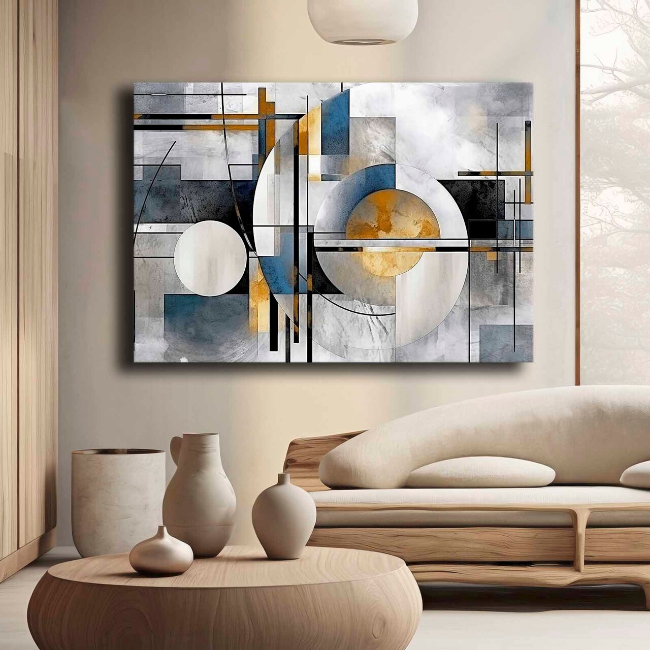 Tablou decorativ, 70100softc-007, Lemn, Multicolor - view 2