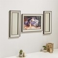 Set tablou si 2 oglinzi decorative T804, Neostill, sticla temperata, 50 x 70 cm/30 x 70 cm