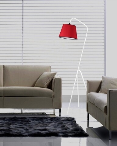 Lampadar, luin, 8303-5, e27, 60 w, metal/textil