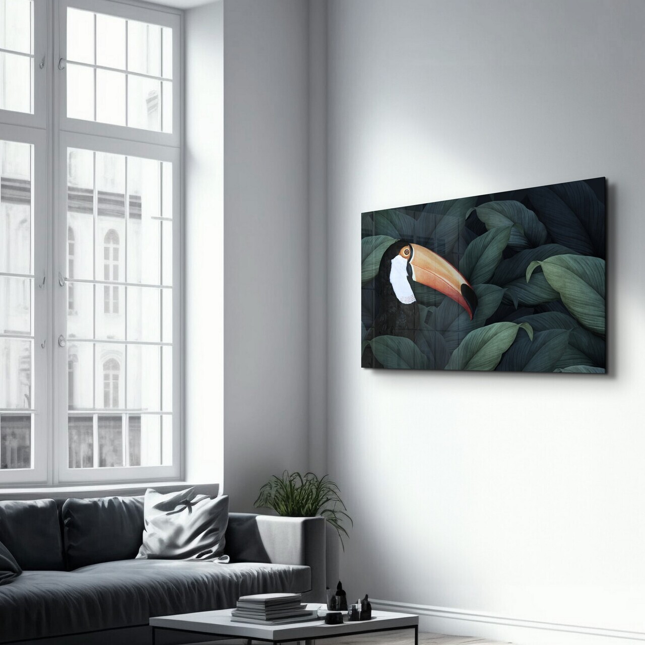 Tablou decorativ, OGLS-3084, Dimensiuni: 70 x 110 cm, Multicolor — imaginea 4