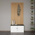 Cuier de perete, Minerva, Noah, 90x210x35 cm, PAL, Alb