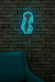 Decoratiune luminoasa LED, Sexy Woman, Benzi flexibile de neon, DC 12 V, Albastru