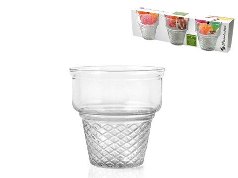 Poza Set 3 pahare Cornet, Pasabahce, 245 ml, sticla, transparent