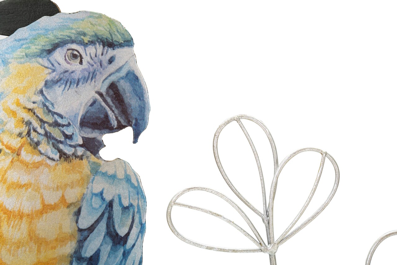 Decoratiune de perete Parrot, Mauro Ferretti, 28.6 x 74.3 cm, fier, multicolor - 2 | YEO