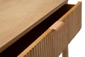 Consola Gothenburg, Mauro Ferretti, 110x40x80 cm, lemn de brad/MDF/fier, maro
