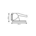 Aparat pentru taiat cartofi Handy, Tescoma, 14 x 26 cm, plastic/inox, bej